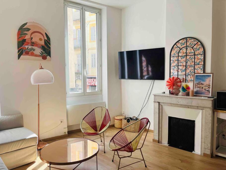 Pleasant 3-Bedroom Flat In The Center Of Marseille Exteriör bild